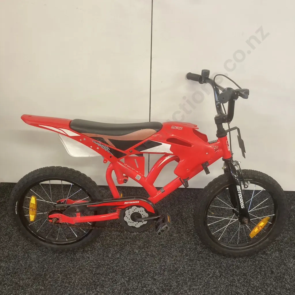 Red & White MC40 Kids Bike Image 1++