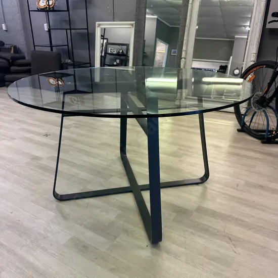 Tim Webber Design Circuit Table . 1200mm Glass Top
