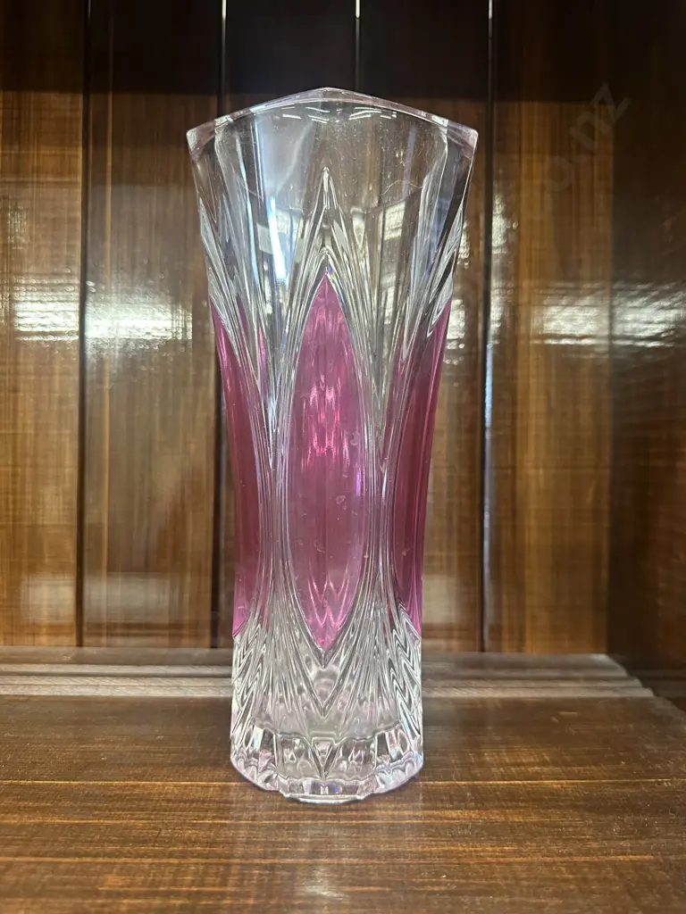 Heavy Crystal D'Arques Lead Vase  Image 1++