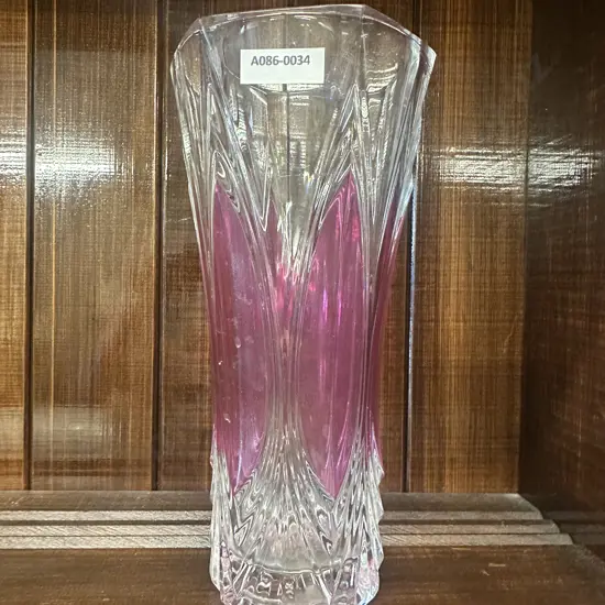 Heavy Crystal D'Arques Lead Vase 