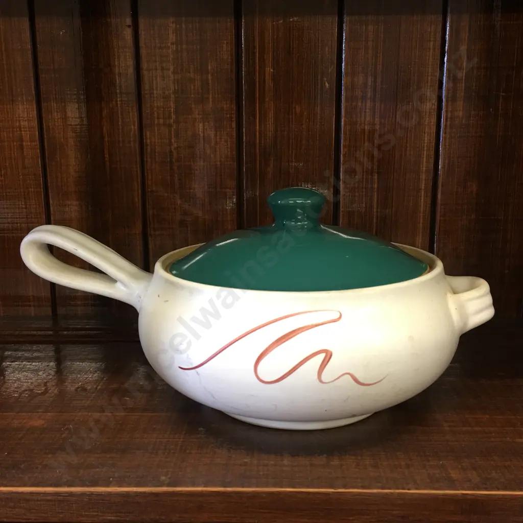 Denby Ironstone Soup Or Bean Pot With Handle Image 1++