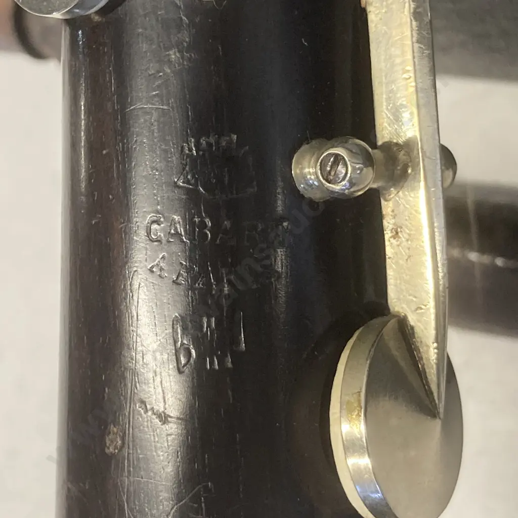 Cabart A Paris Bb (B Flat) Wood Clarinet circa 1920s - 1930 with Case Image 1++