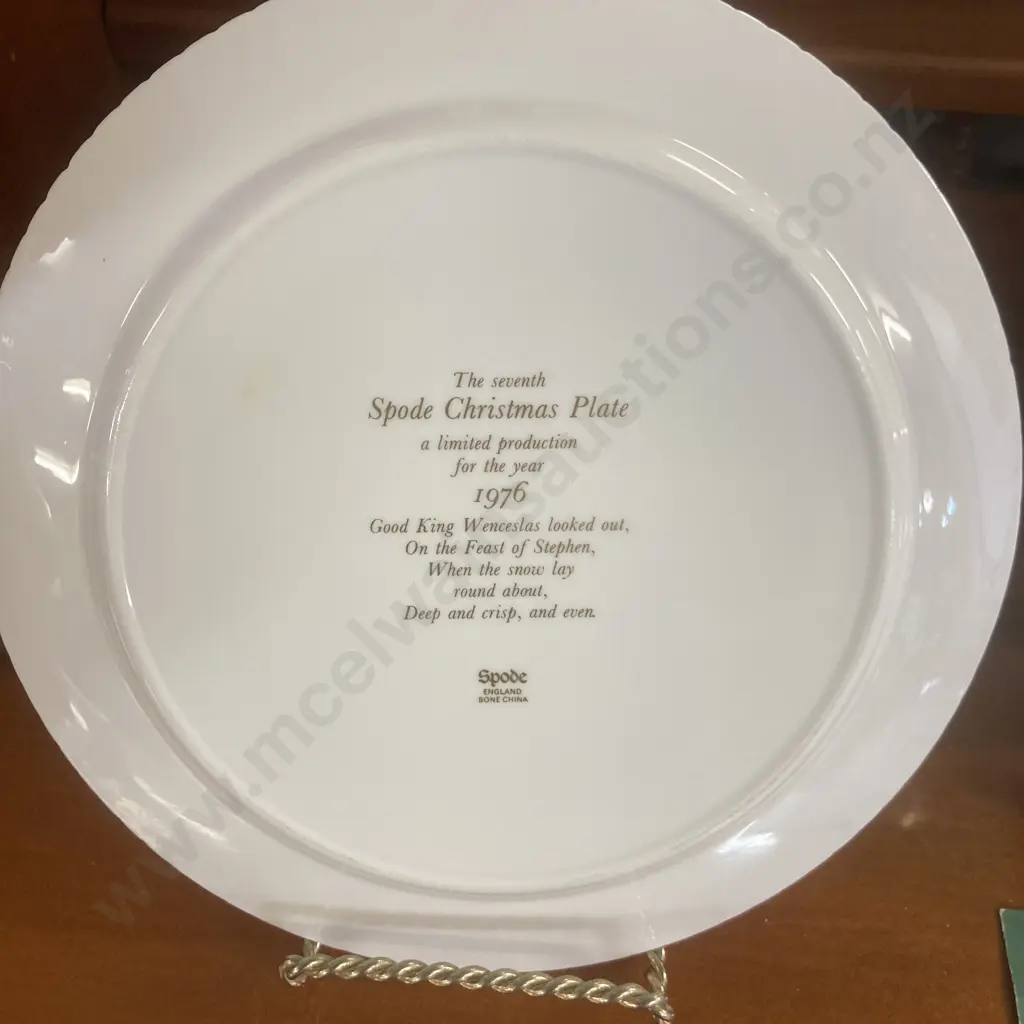 Vintage/Retro Spode Christmas Plates 1976 & 1977 Image 1++