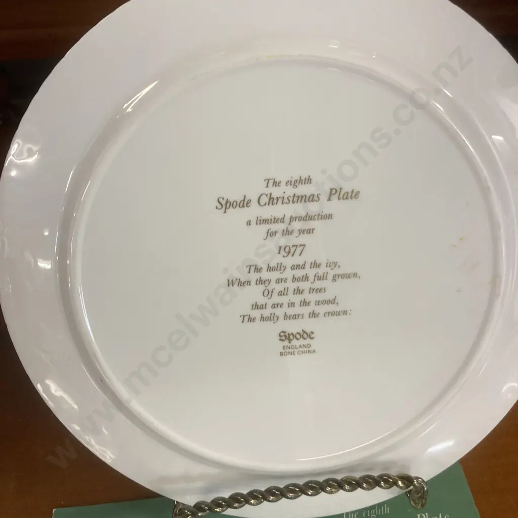 Vintage/Retro Spode Christmas Plates 1976 & 1977 Image 1++