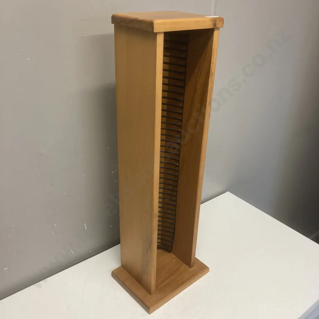 Rimu CD Storage Tower. 68 x 22cm Image 1++