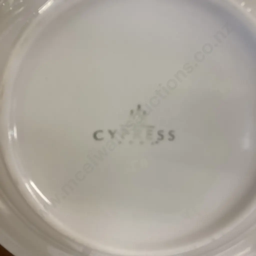 Set of Four Cypress Home French Herbs Theme 21cm Appetizer Or Decorative Plates Image 1++