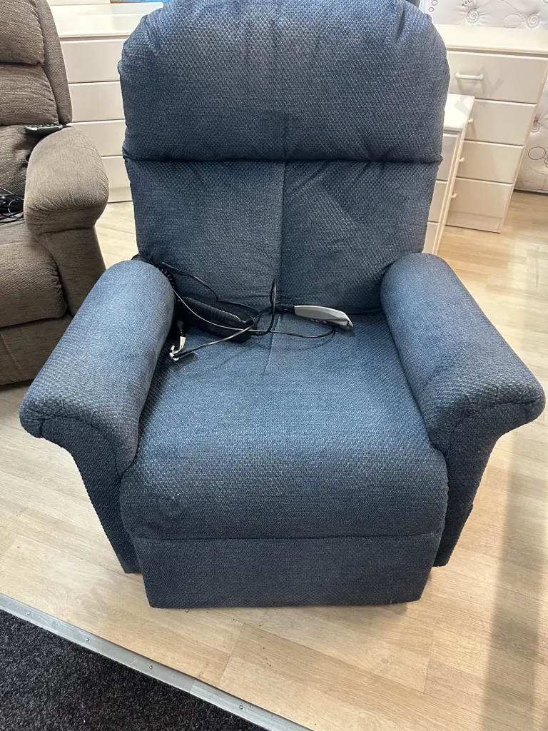 Pride Blue Fabric Lift Chair Image 1++