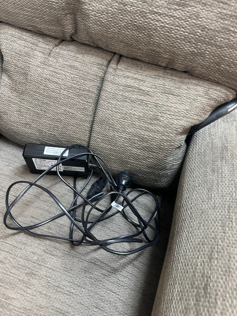 LazBoy Brown Fabric Electric Recliner Image 1++
