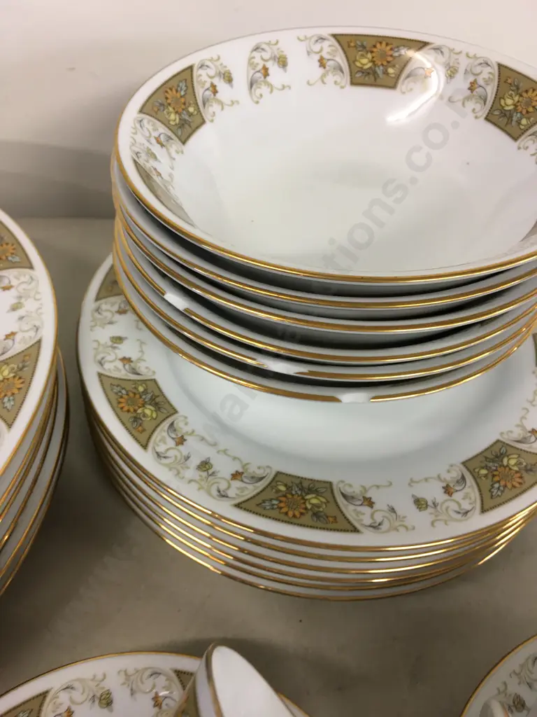 Retro Noritake RC Japan Dinnerware 'Filigree' P507 Image 1++