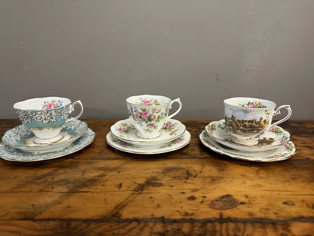 Selection Of Vintage Royal Albert Trios x3 Image 1++