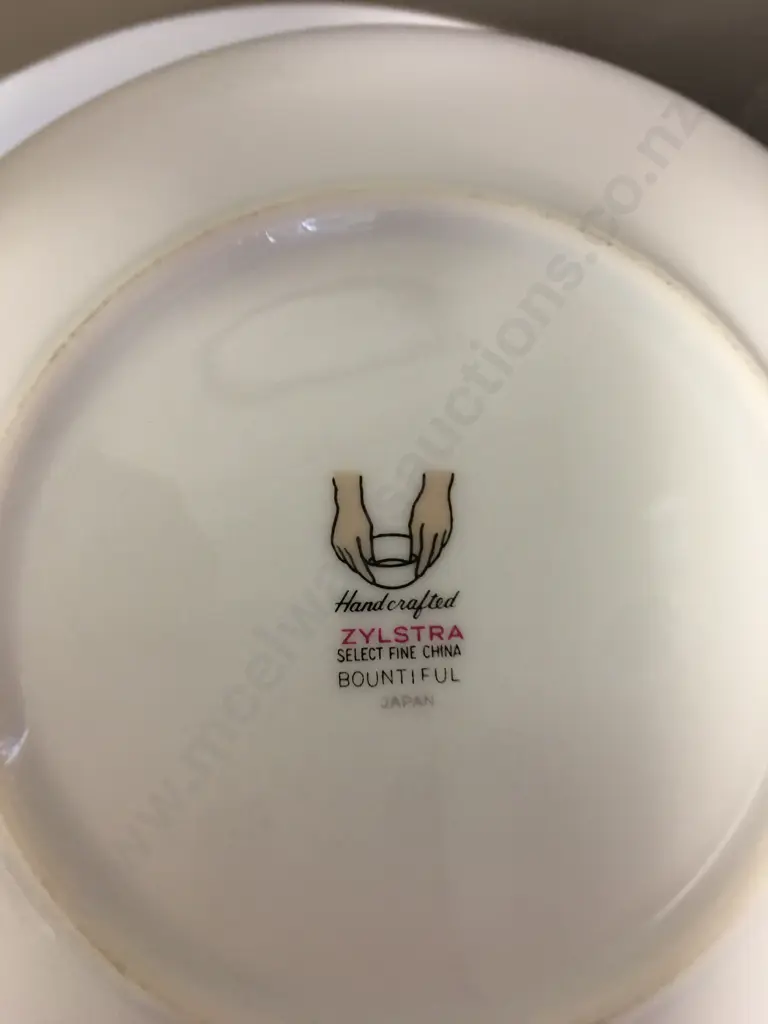 Vintage Zylstra Japan Handcrafted Bountiful Pattern Dinnerware Image 1++