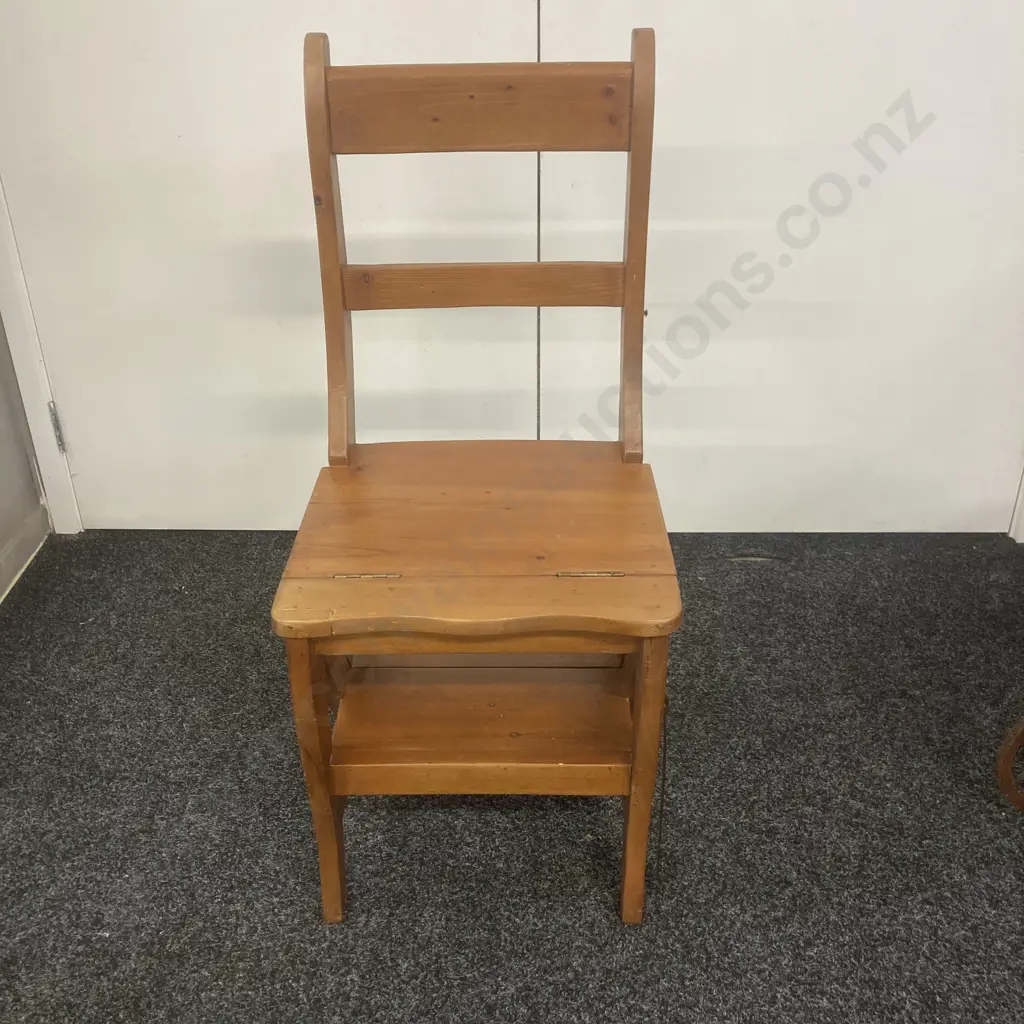 Folding Wooden Library Chair Image 1++