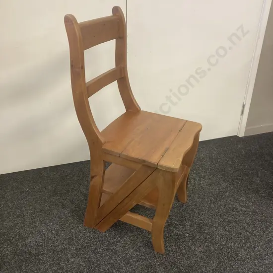 Folding Wooden Library Chair