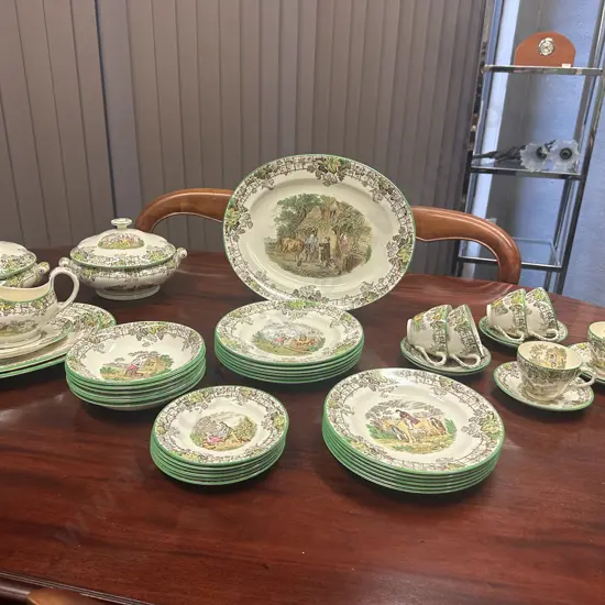 Stunning 44 Piece Copeland Spode Dinner Service In The Byron Pattern Circia 1930