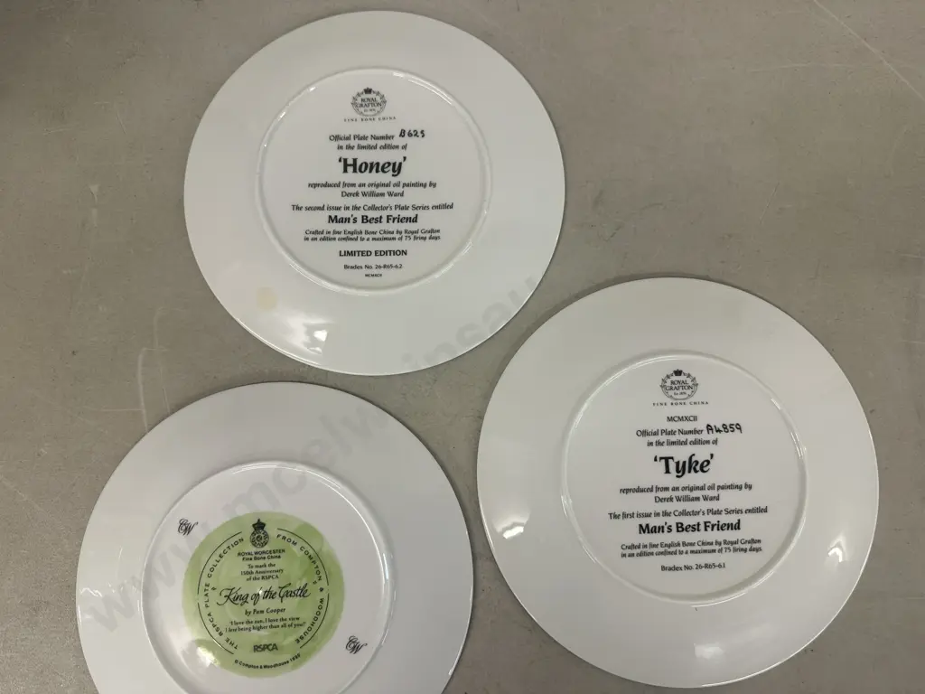 Selection Of Collectors Plates Including Royal Worcester & Royal Grafton  Image 1++