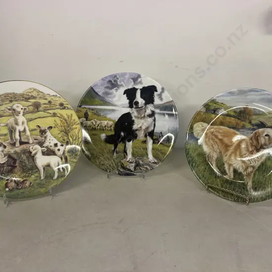 Selection Of Collectors Plates Including Royal Worcester & Royal Grafton 