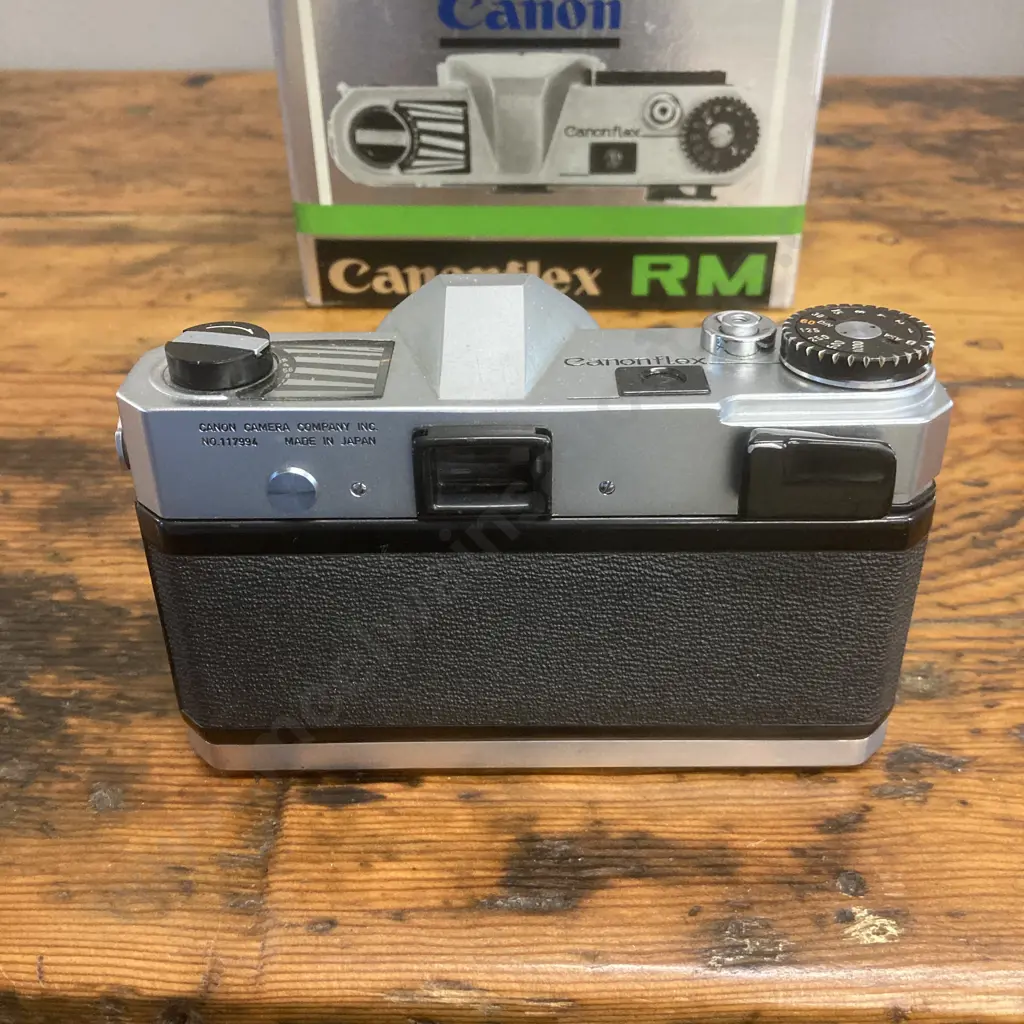 Canonflex RM 35mm SLR Camera from JAPAN #117994,1962 With Canon Super-Canomatic R 35mm f/2.5 Lens #13359 Image 1++