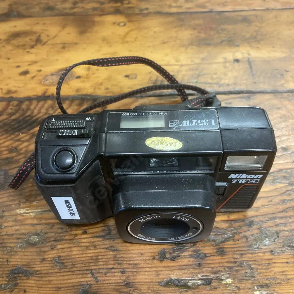 Nikon L35TWAF Camera (Tele.Touch) 1986 - Classic twin lens 35mm point-and-shoot featuring 38mm and 65mm focal lengths Image 1++