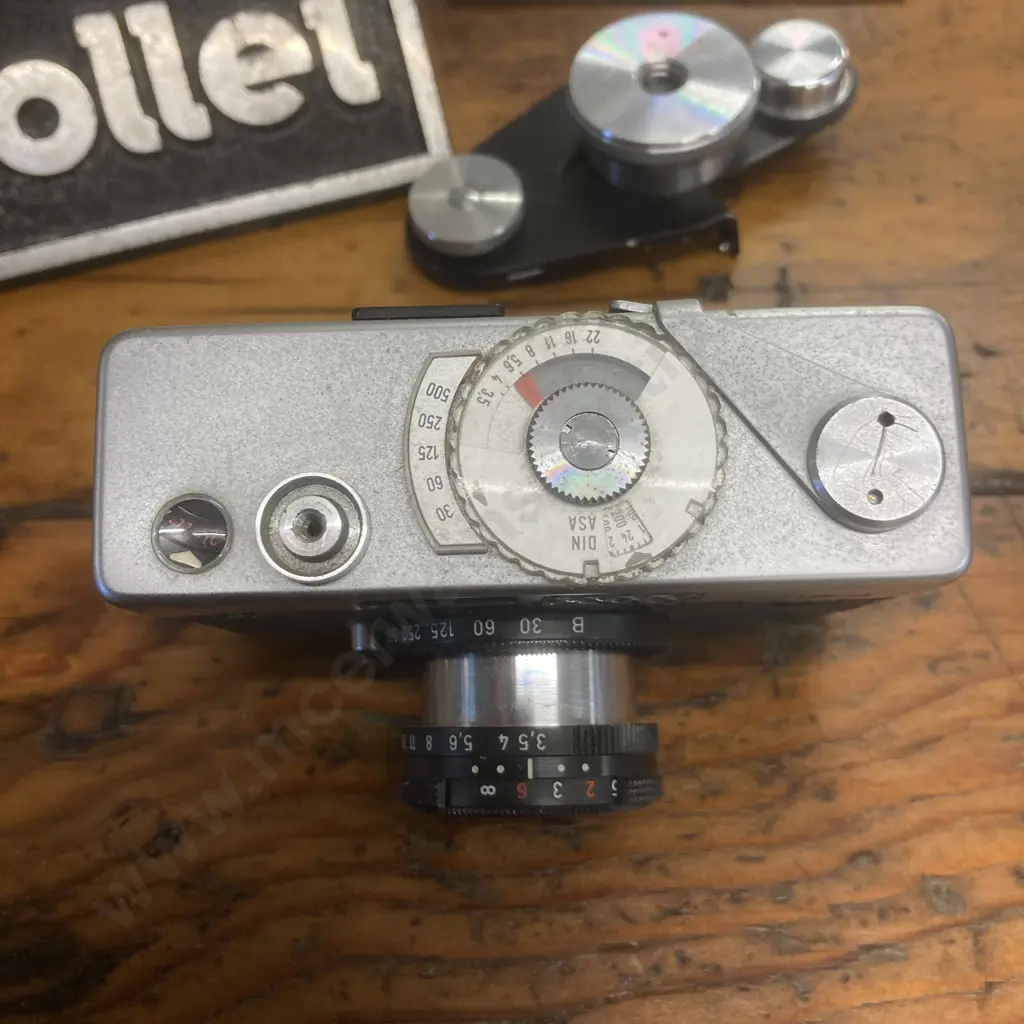 Rare Rollei B 35 Compact 35mm Film Camera with Carl Zeiss 40mm f/3.5 Triotar Lens Image 1++