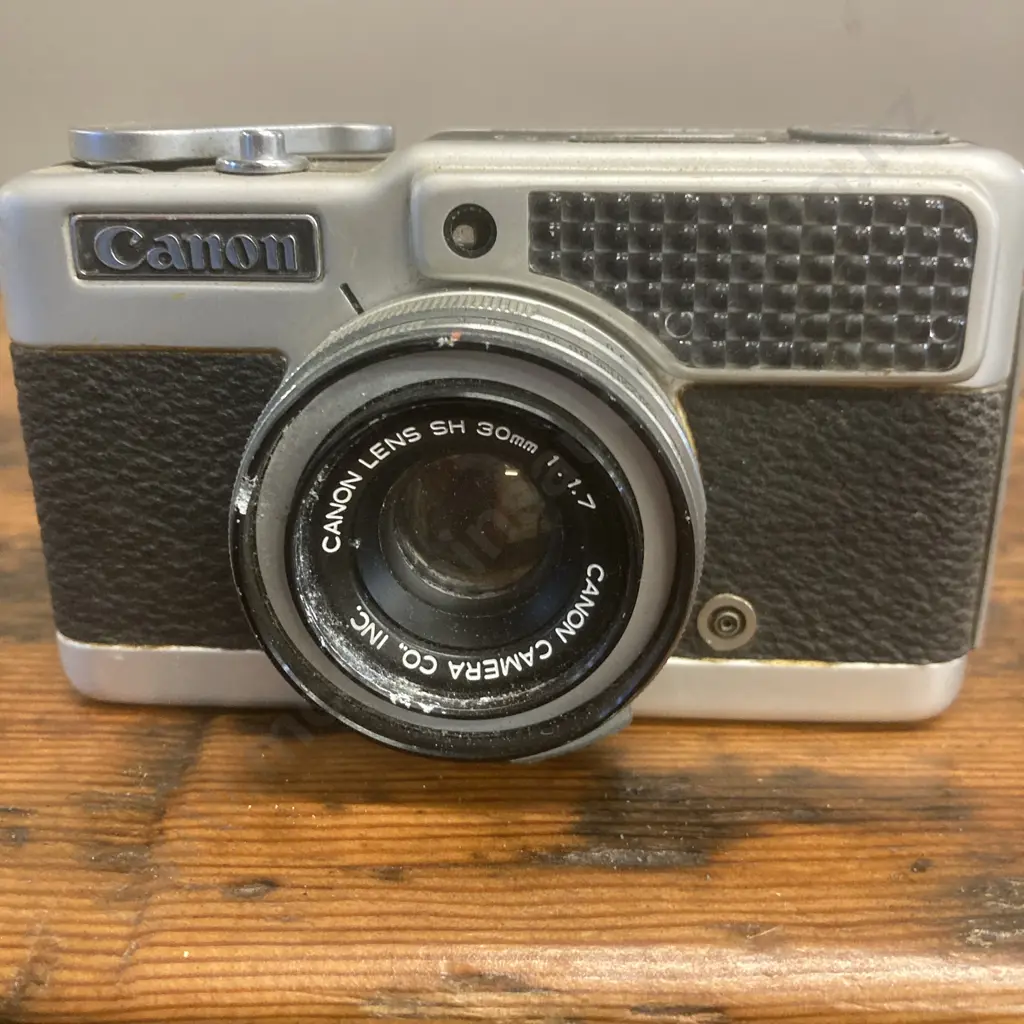 Canon Demi 35mm Half Frame Film Camera SH 28mm f2.8 Lens & Demi S With SH 30mm f1.7 Lens Image 1++