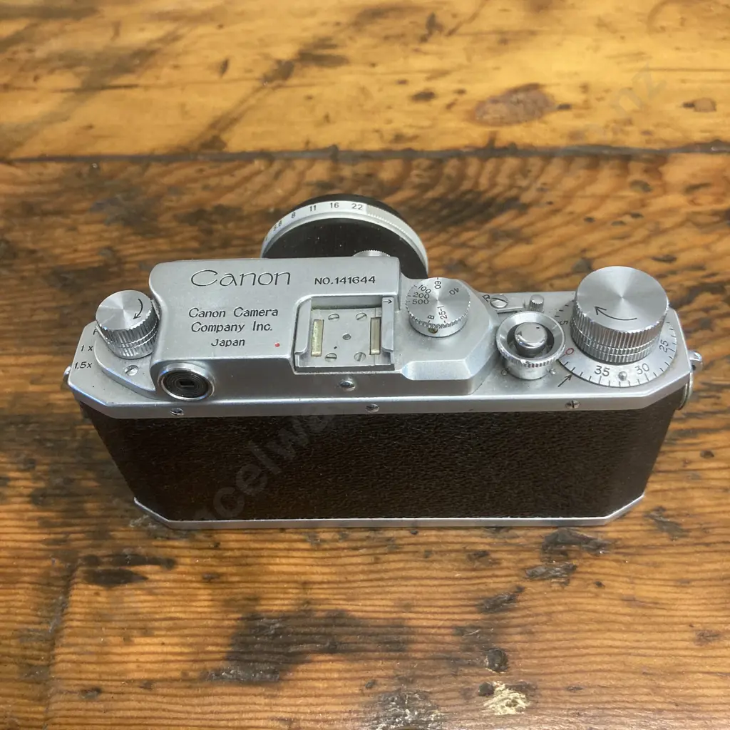 Canon Model llD 35mm Rangefinder Camera #141644 (1952 - 1955) With Canon Lens 50mm f:2.8 #31729, LSM - From JAPAN Image 1++
