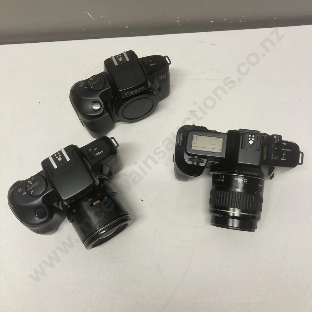 Canon EOS 630 & EOS 750 SLR Film Cameras,Canon EF 35-80mm 1:4-5.6 Lens Image 1++