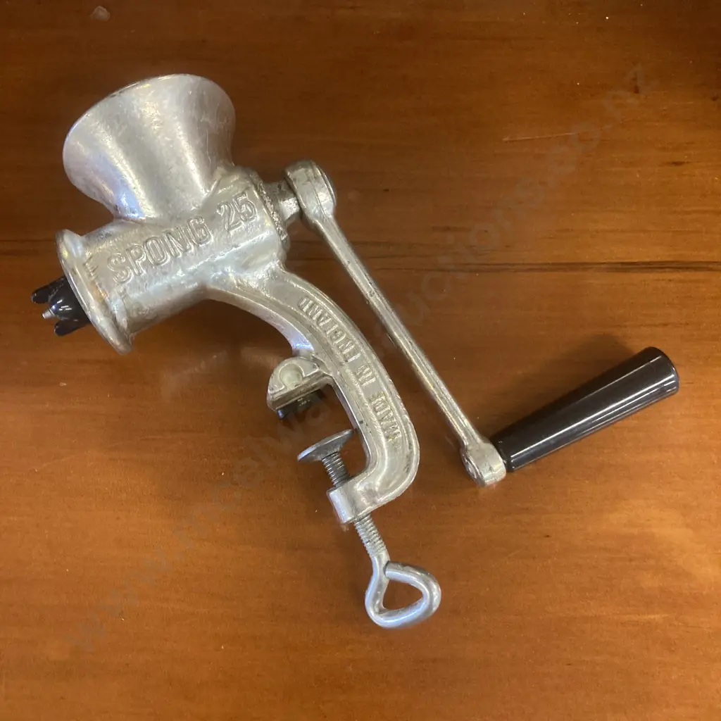 Vintage Spong 25 Meat Mincer Image 1++