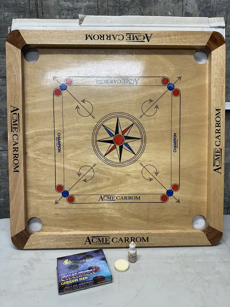 ACME CARROM Game With Instructions Image 1++