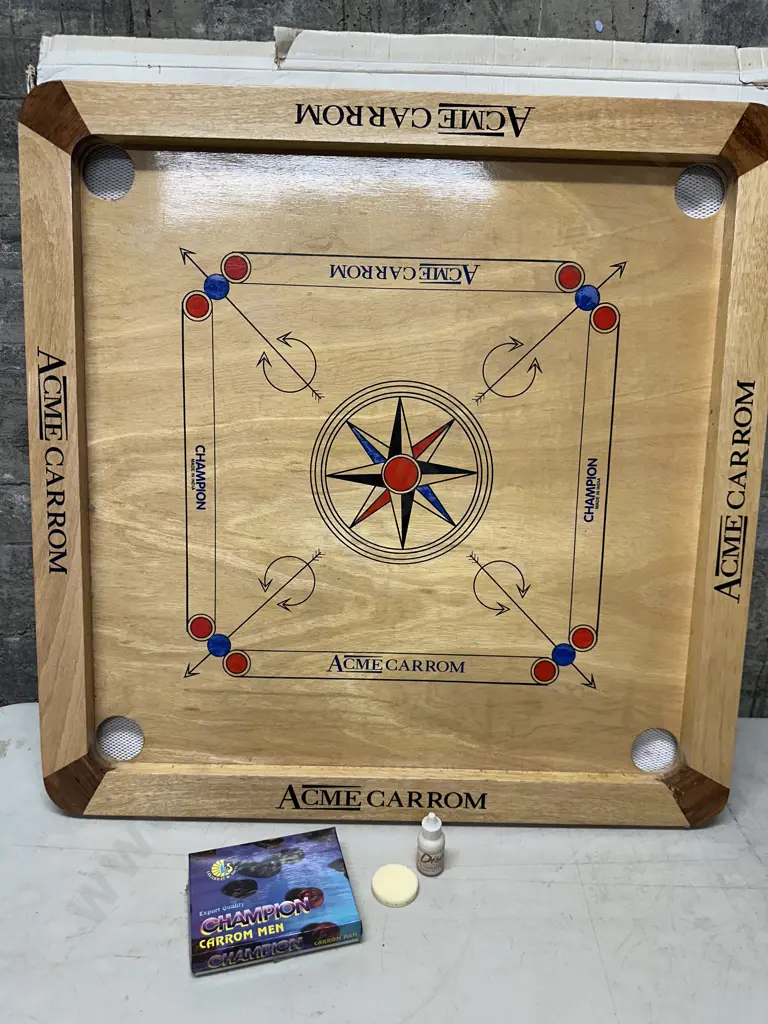 ACME CARROM Game With Instructions Image 1++