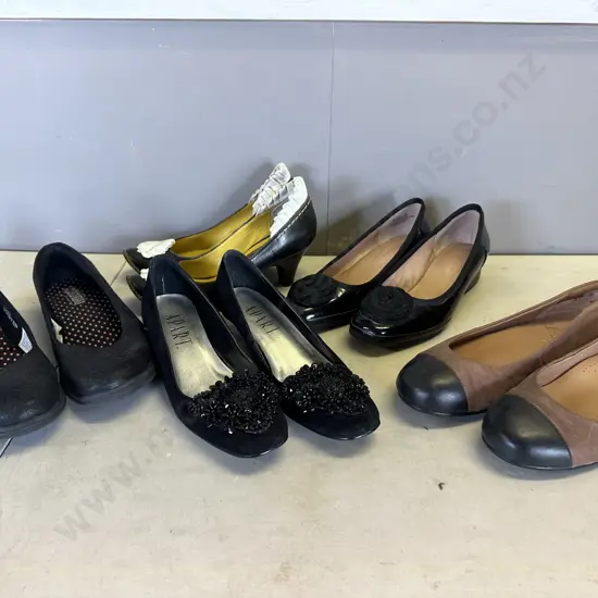 Selection Of Ladies Shoes Including Hush Puppies, Skechers Etc Size 37