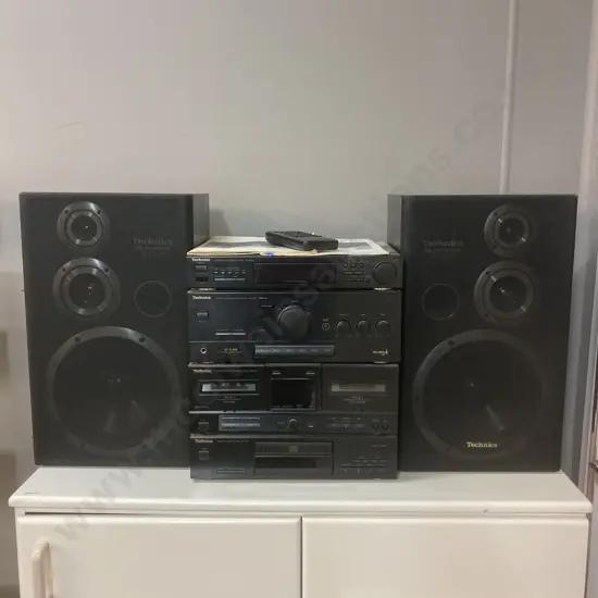 Technics Stereo With Manuals & Remote Control - SL-PJ28, ST-X302L, GU-X120, RS-X120