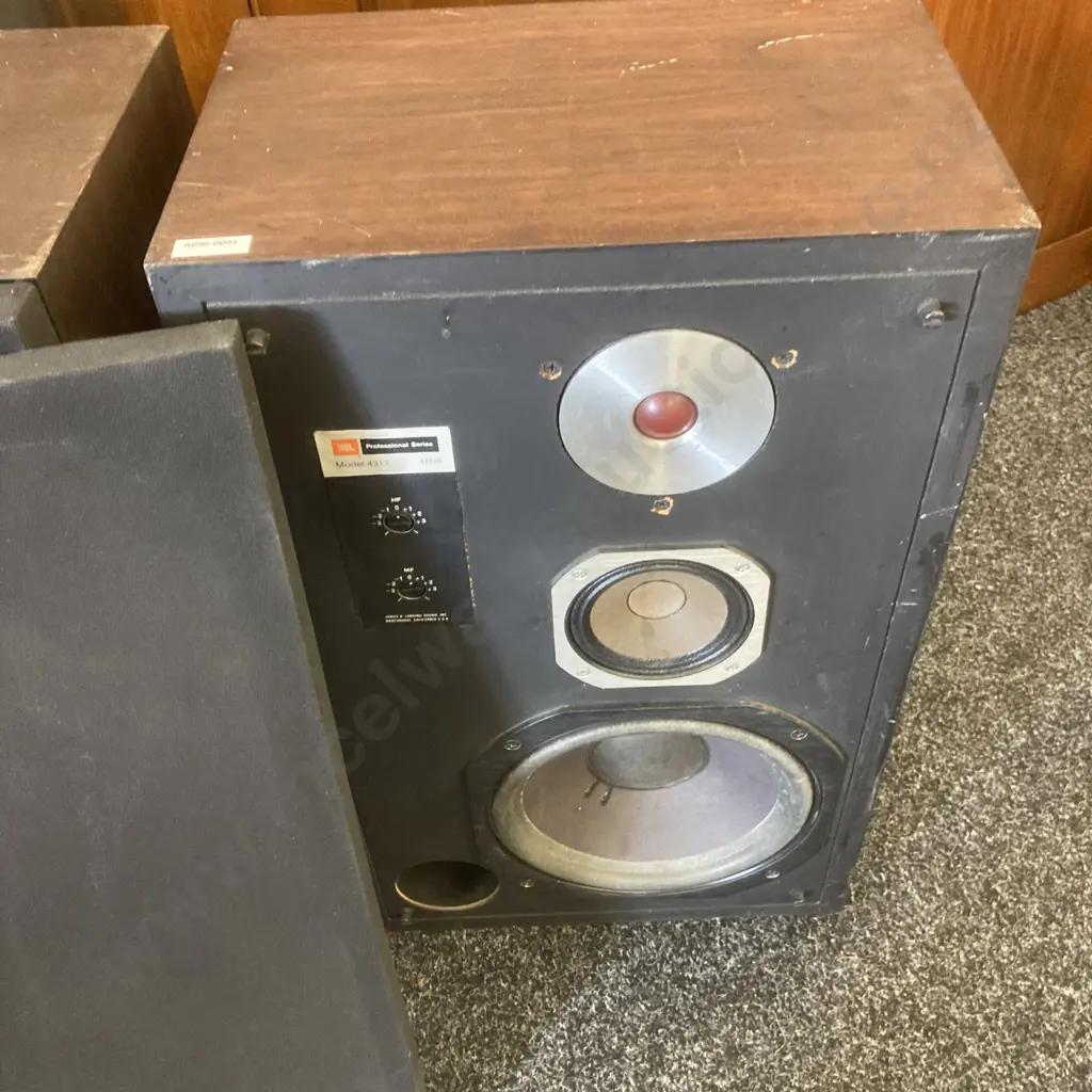 Pair of JBL Model 4313 Speakers Image 1++