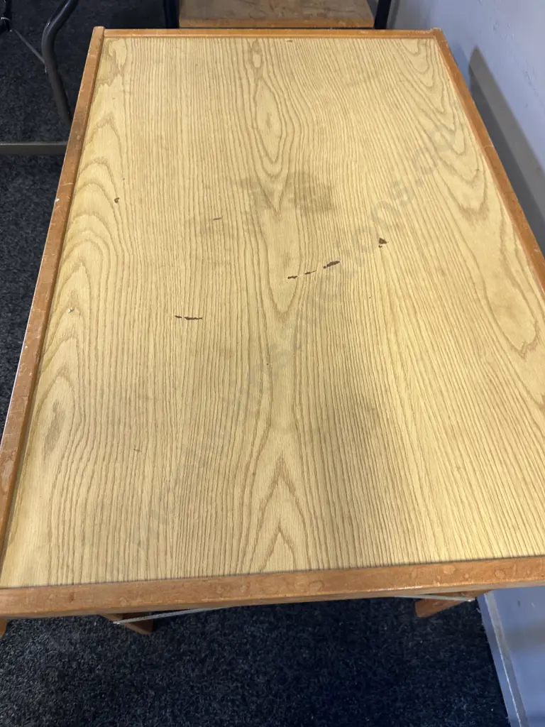 Vintage Fold Up Table H67,W97,D62cm. Image 1++