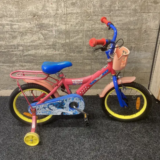Wonder Woman Kids Bike With Training Wheels