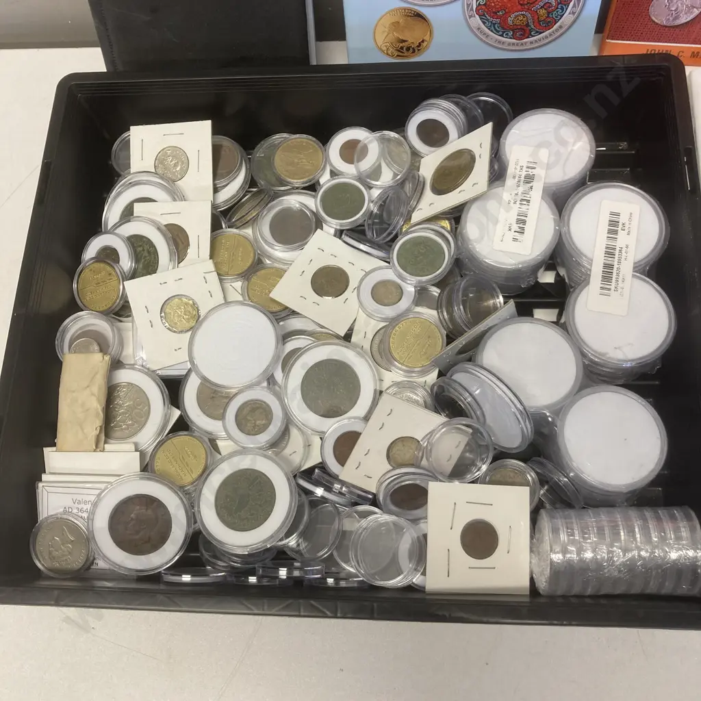 Coin Collection, Tokens, Nuismatic Journals, Catalogue Etc Image 1++