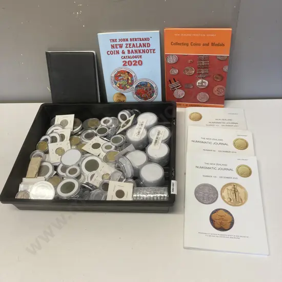 Coin Collection, Tokens, Nuismatic Journals, Catalogue Etc