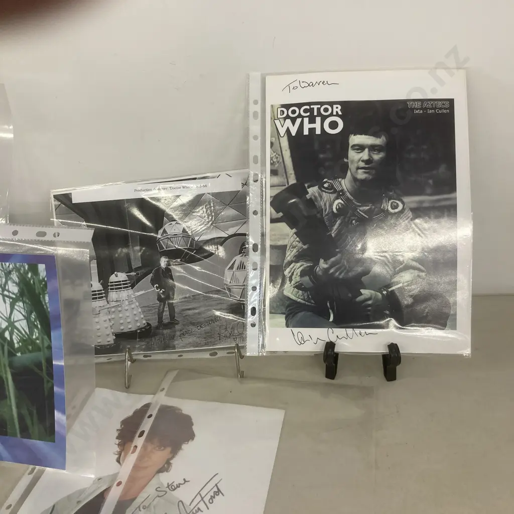 Dr Who Autographs, Correspondence, Signed Photos Etc Image 1++