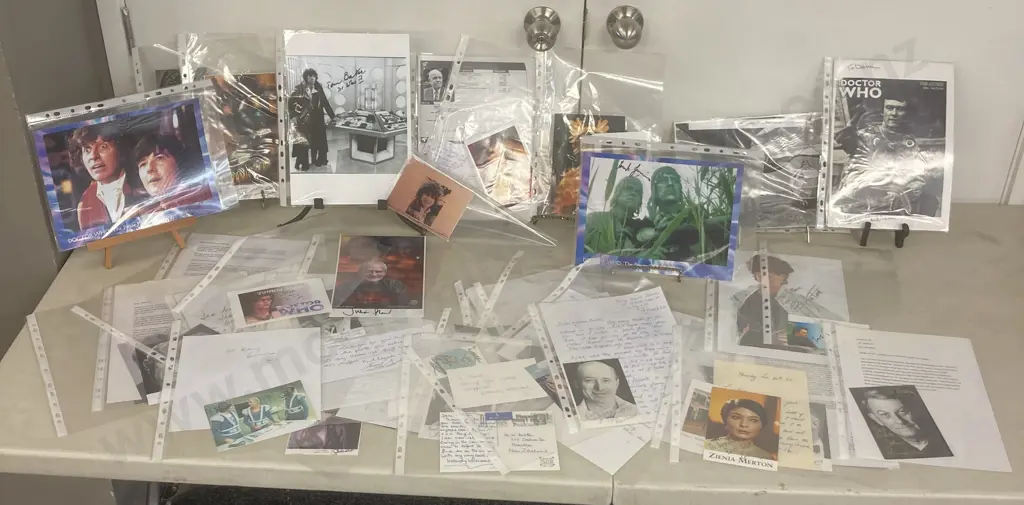 Dr Who Autographs, Correspondence, Signed Photos Etc Image 1++