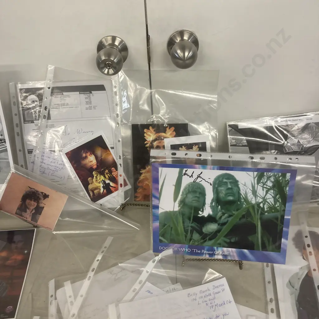 Dr Who Autographs, Correspondence, Signed Photos Etc Image 1++
