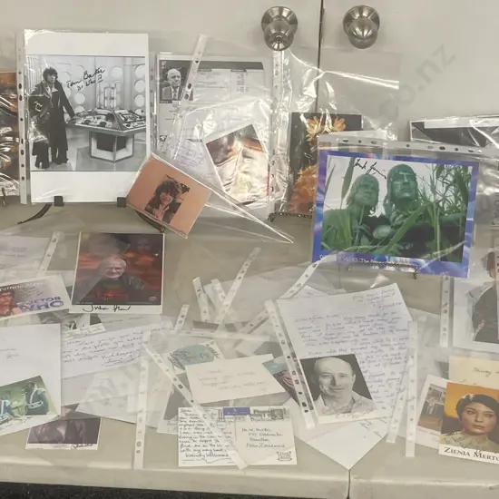 Dr Who Autographs, Correspondence, Signed Photos Etc