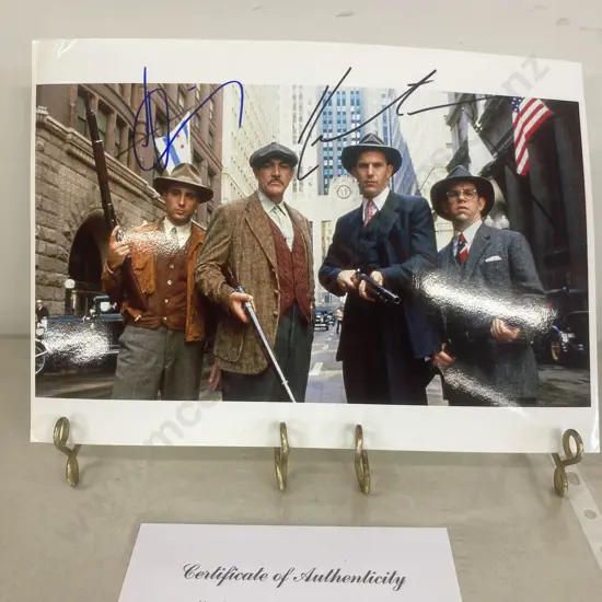 Kevin Costner & Andy Garcia "The Untouchables" Autographed Signed Photo With COA