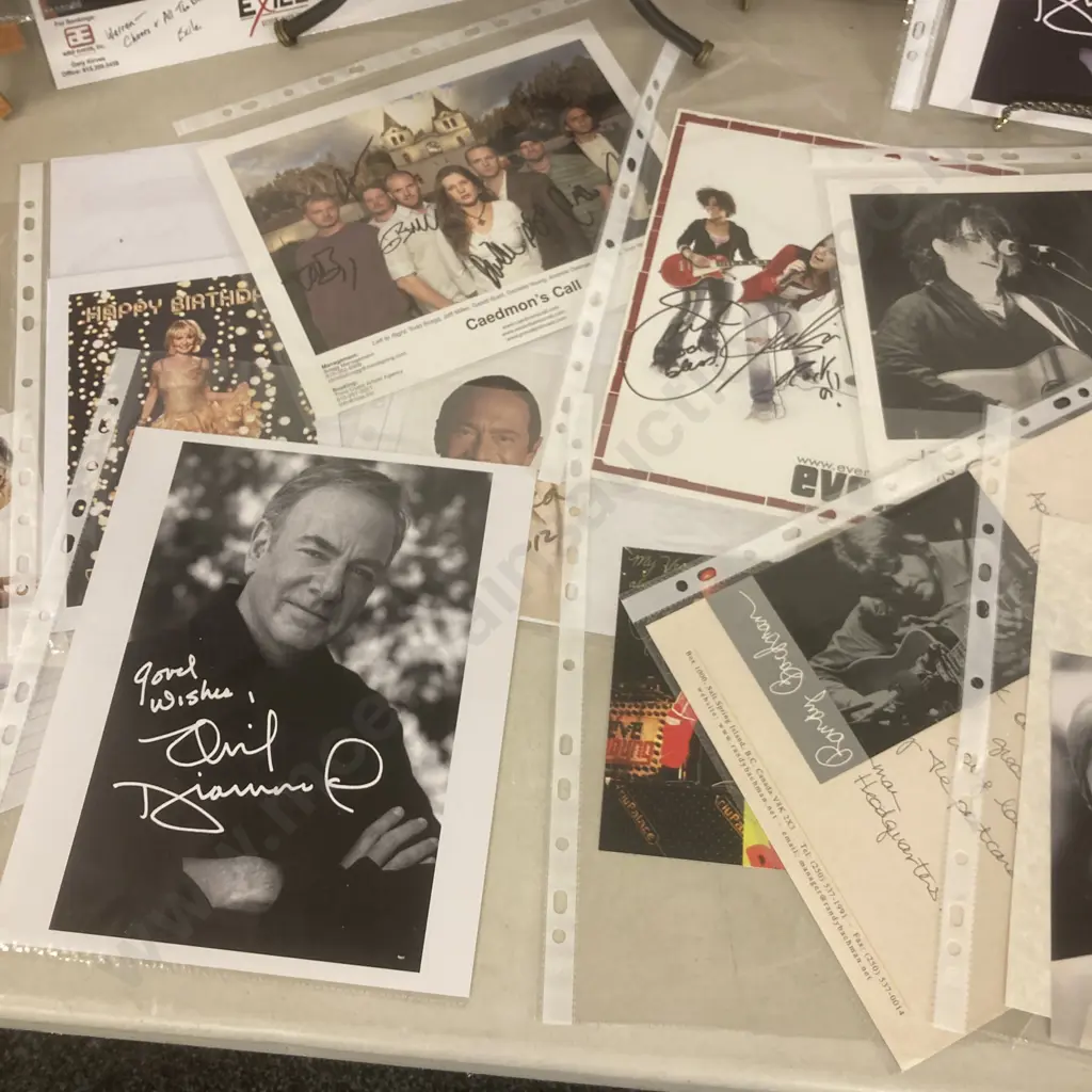 Musicians, Bands Autographs, Correspondence, Signed Photos Etc Image 1++
