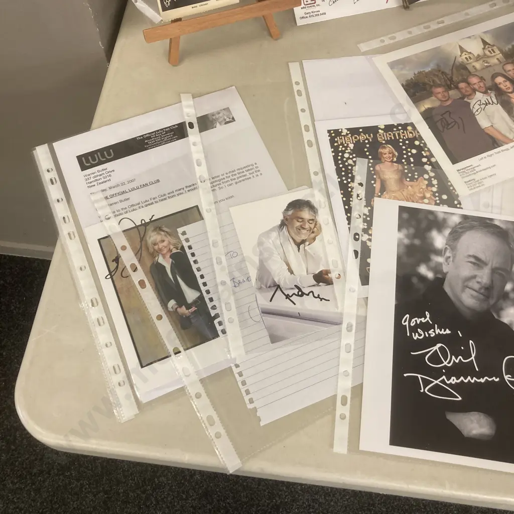 Musicians, Bands Autographs, Correspondence, Signed Photos Etc Image 1++