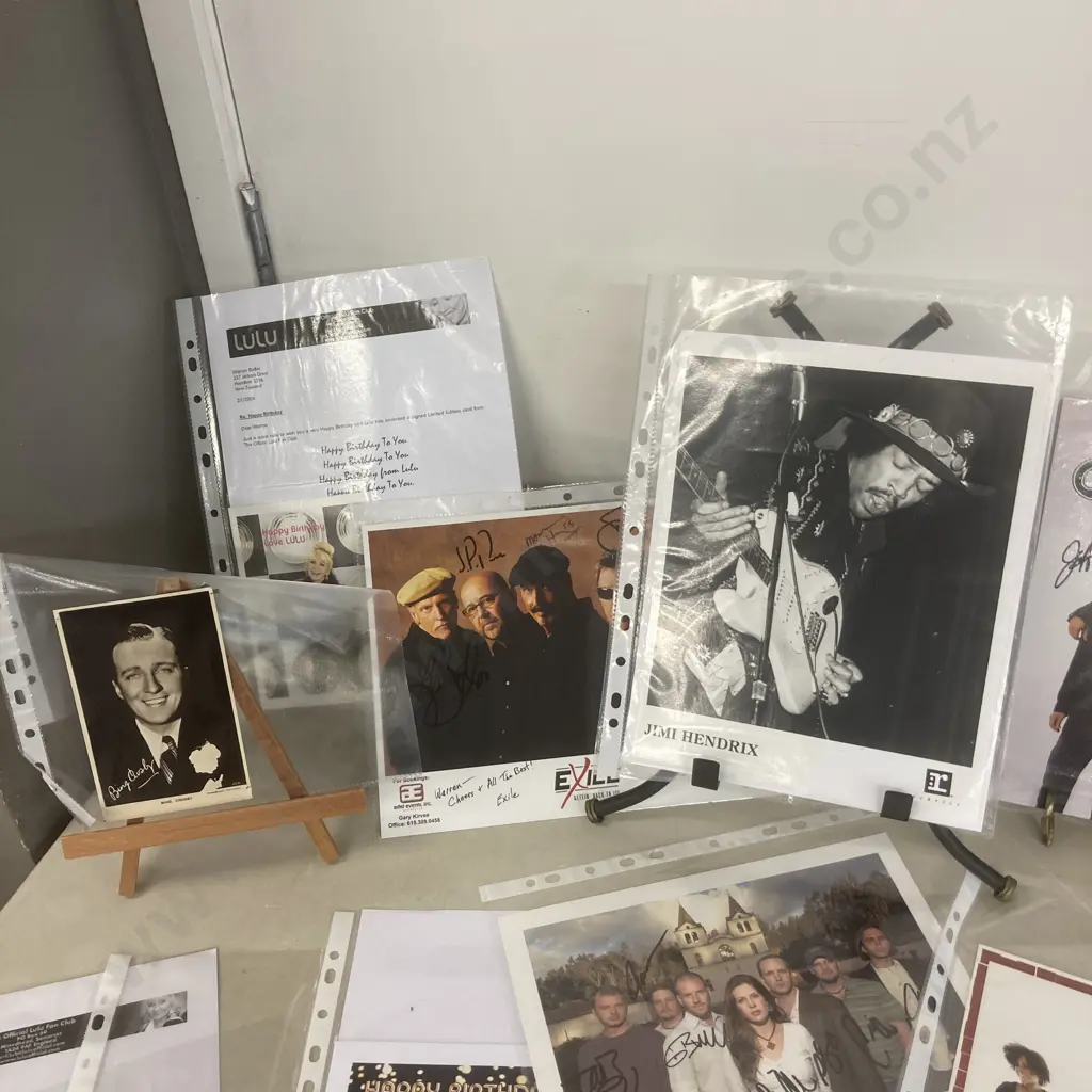 Musicians, Bands Autographs, Correspondence, Signed Photos Etc Image 1++
