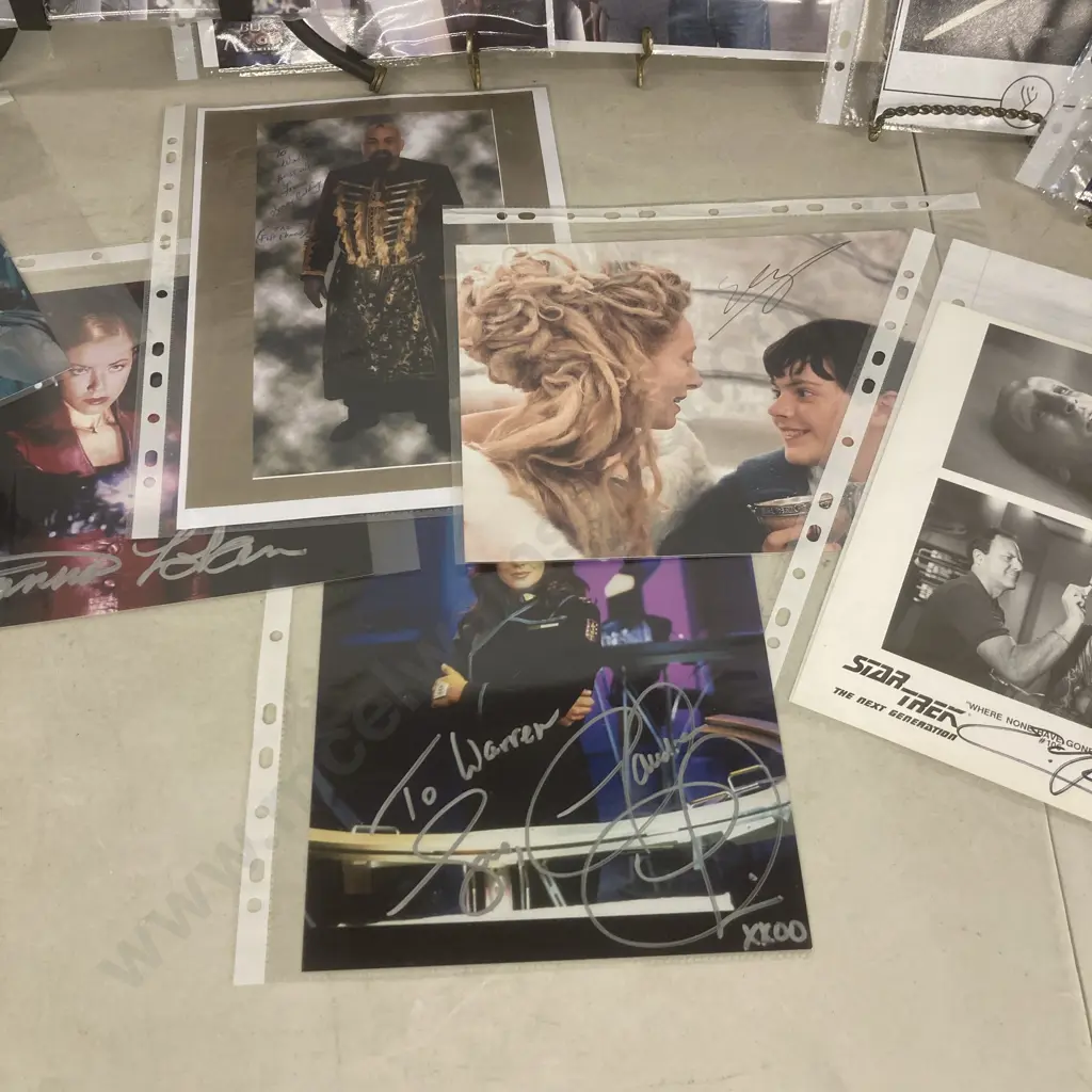 Sci Fi, Star Trek, Buck Rogers, Starship Troopers Etc Autographs, Signed Photos Etc Image 1++