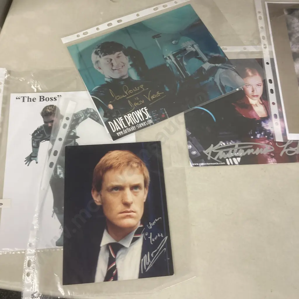 Sci Fi, Star Trek, Buck Rogers, Starship Troopers Etc Autographs, Signed Photos Etc Image 1++