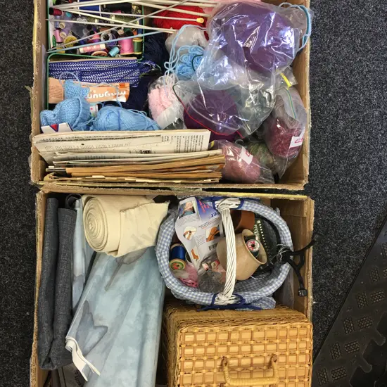 Assorted Haberdashery & Patterns X2 Boxes