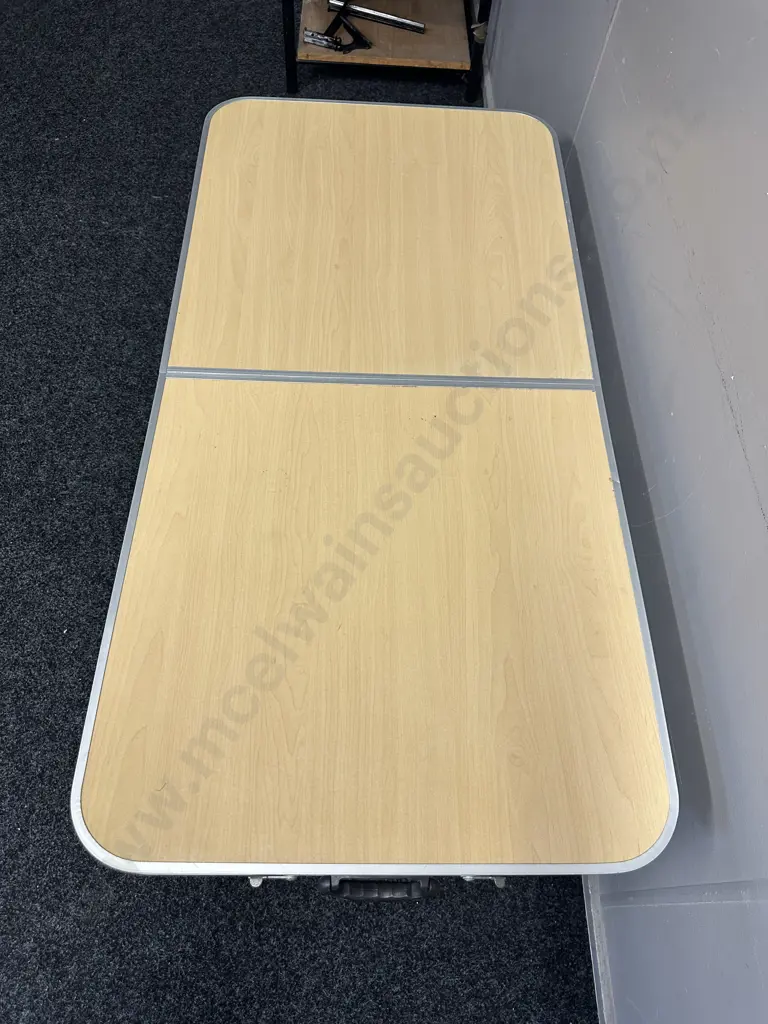 Small Fold Up Trestle/ Table H53,L121,D60cm. Image 1++