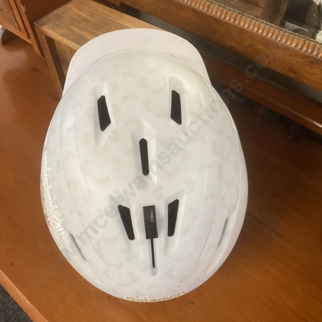 Salomon Patrol Ace White Matt Snow Boarding Helmet. Sz XL (60/61cm) Image 1++