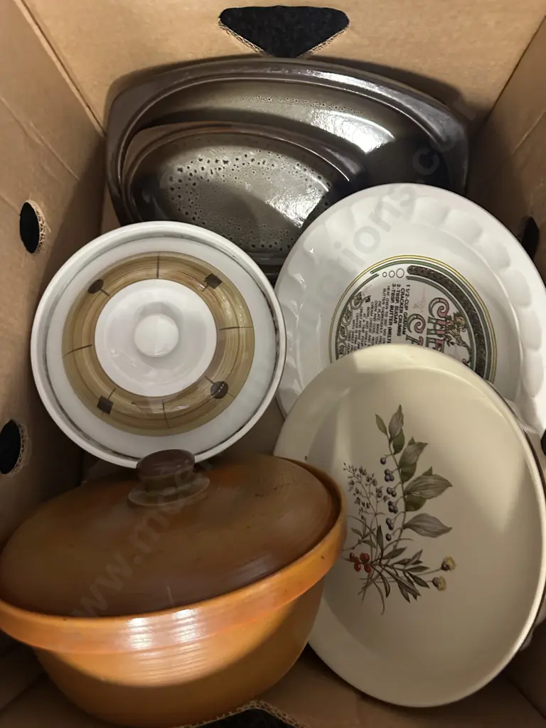 Selection Of Casserole Dishes, Quiche Dishes Etc Image 1++